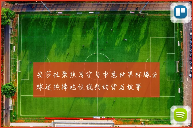 安莎社聚焦马宁与中意世界杯缘分球迷热捧这位裁判的背后故事